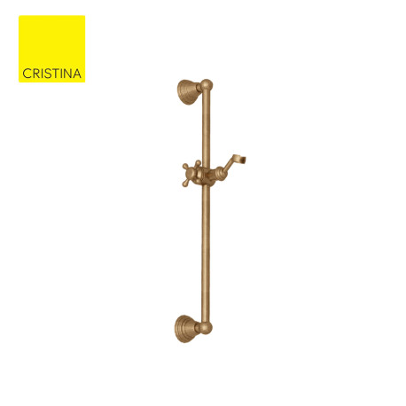 BARRE DE DOUCHE CHARLESTON RETRO VIEUX BRONZE - CRISTINA ONDYNA CS25092 