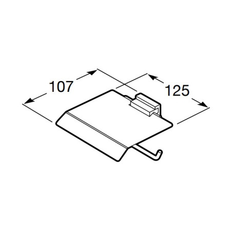 Porte-Papier Rouleau Rubik - ROCA A816849001