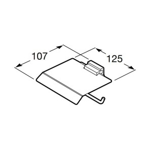 Porte-Papier Rouleau Rubik - ROCA A816849001
