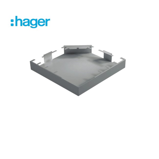 Angle plat DABA 50x80 Blanc - GOULOTTE INSTALLATIO  HAGER DABA5008059006