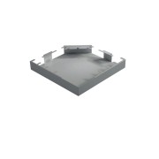 Angle plat DABA 50x80 Blanc - GOULOTTE INSTALLATIO  HAGER DABA5008059006