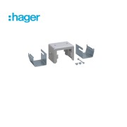 Pièce accrochage DABA 50x80 - GOULOTTE INSTALLATIO  HAGER DABA50080109006