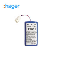 Pile lithium 3,6 V / 4 Ah - BATLi05 - Hager Logisty