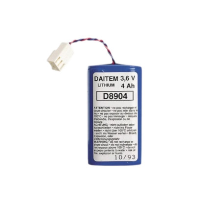 Pile lithium 3,6 V / 4 Ah - BATLi05 - Hager Logisty