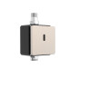 Robinet encastrable électronique pour WC Acier - TRES 01221701 
