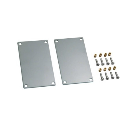 Embout DABA 50x80 alu Ano - GOULOTTE INSTALLATIO  HAGER DABA500806ELN