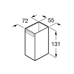 Porte-Verre A Poser Rubik - ROCA A816844001
