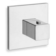 FACADE EXTERNE QUADRI  1 SORTIE POUR MECANISME PD70000 CHROME - CRISTINA ONDYNA XQ80051