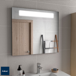 Miroir ALCOR 1000 lumière led et antibuée 1000 x 700 mm - SALGAR 97315 