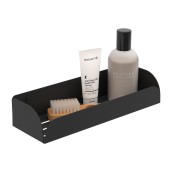 Porte-savon rectangulaire OBI noir mat  - SALGAR 98249 