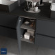 Coquette ALLIANCE 300 réversible 1 porte push anthracite mat 300x540x450mm - SALGAR 97023