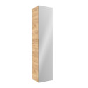 Colonne ALLIANCE gauche/droite 1 porte miroir chêne africain - SALGAR 91074 
