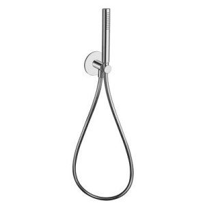 Kit applique prise d'eau douchette et flexible Chromé QUEEN - CRISTINA ONDYNA PD43951