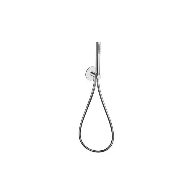 Kit applique prise d'eau douchette et flexible Chromé QUEEN - CRISTINA ONDYNA PD43951