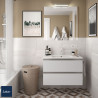 Meuble de salle de bain SPIRIT 800 2 tiroirs White Cotton - SALGAR 96402