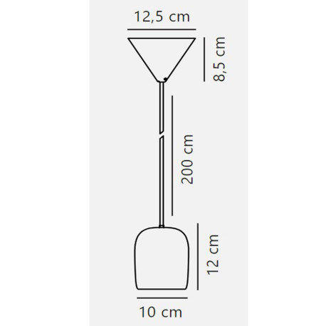 Suspension NOTTI Métal Gris - NORDLUX  2213073010