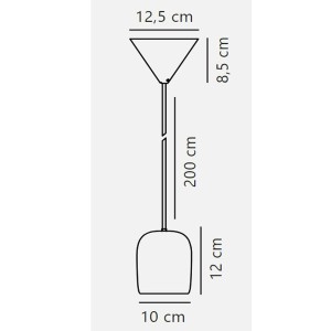 Suspension NOTTI Métal Gris - NORDLUX  2213073010
