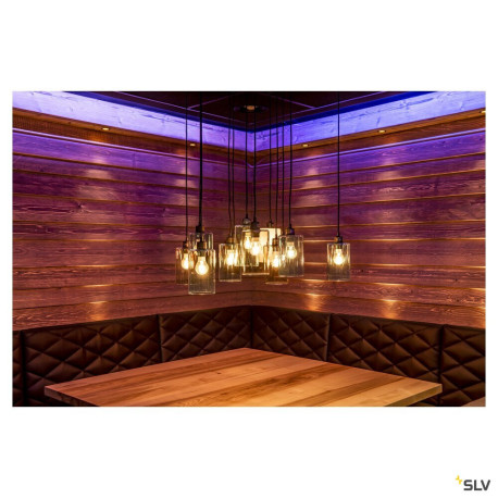 Abat-jour FENDA abat-jour verre fumé - SLV 1000773 