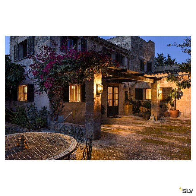 Appliques extérieures avec détecteur QUADRULO SENSOR applique E27 anthracite avec détecteur de mouvements - SLV 1002402 