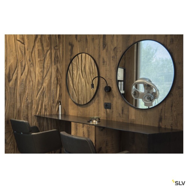 Liseuses DIO FLEX PLATE LED applique noir 19W 3000K - SLV 1002431 