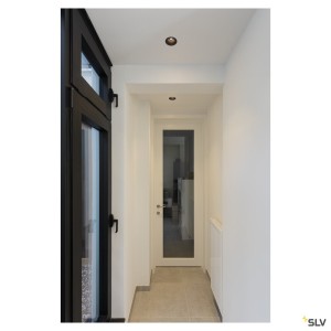 Encastrés plafond intérieurs LED HORN MAGNA encastré de plafond ou mural intérieur noir LED 77W 3000K - SLV 1002592 