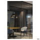 Suspensions PHELIA 10 suspension intérieure Ø 13 cm noir/doré E27 23W max - SLV 1002951