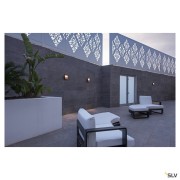 Appliques extérieures LED avec détecteur FLATT SENSOR applique extérieure anthracite LED 16W 3000/4000K IP54 avec  - SLV 1002954