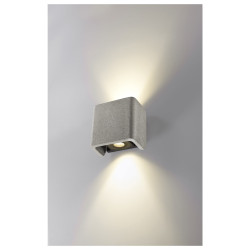 Appliques extérieures LED MANA OUT WL applique extérieur gris 11 W max 240V 3000K IP 65 - SLV 1003470 