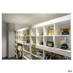 Encastrés plafond intérieurs LED NUMINOS® L encastré plafond intérieur noir/chrome LED 2541 W IP44 40° - SLV 1003966 