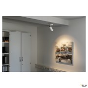 Plafonniers intérieurs LED NUMINOS® M plafonnier LED intérieur blanc/noir LED 201 W 36° UGR < 13 - SLV 1004207 