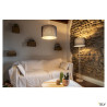Abat-jour FENDA abat-jour intérieur rond diam.45 cm gris - SLV 1004775