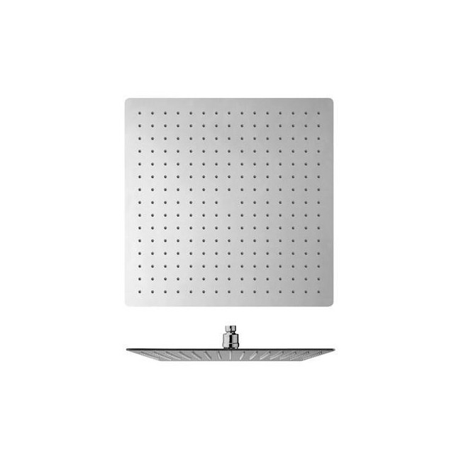 .POMME DE DOUCHE SANDWICH CARREE 300 mm INOX ANTICALCAIRE - CRISTINA ONDYNA SC30051