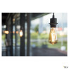 Suspensions FENDA suspension intérieure noir E27 60W max câble nu sans patère de 15m - SLV 132660 