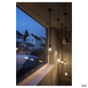 Suspensions FITU Câble de suspension E27 ronde noire max. 60W câble nu de 5m - SLV 132690 