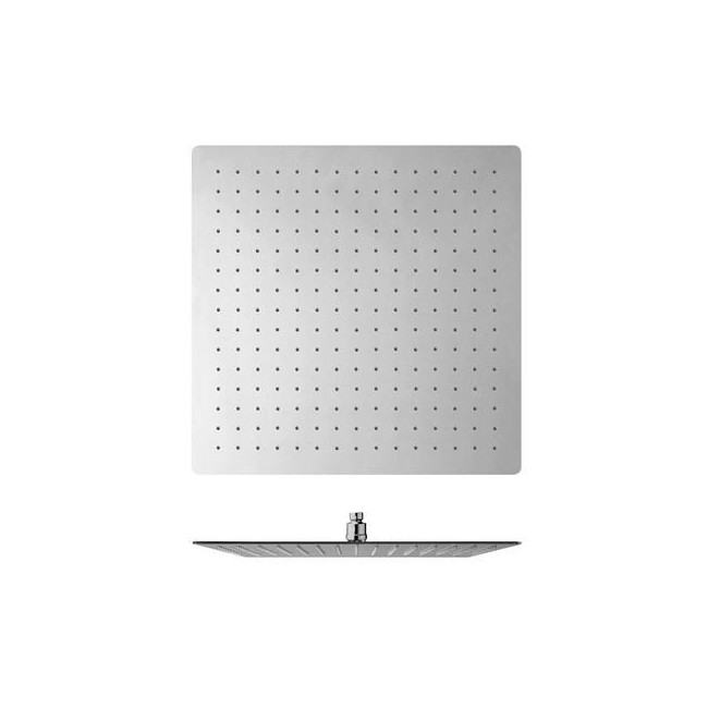POMME DE DOUCHE SANDWICH CARREE 400 mm INOX ANTICALCAIRE - CRISTINA ONDYNA SC40051