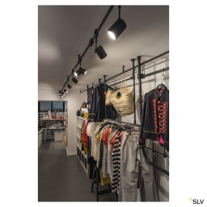 Systèmes rail 3 allumages 230V BIMA  1 spot blanc mat GU10 max. 50W adaptateur 3 allumages inclus - SLV 152241 