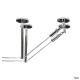 Systèmes câble tendu TENSEO renvois plafond intérieur pour câble tendu T.B.T chrome 2 pièces - SLV 186342
