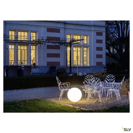 Luminaires mobiles ROTOBALL 50 luminaire mobile extérieur blanc E27 24W max IP44 - SLV 227221 