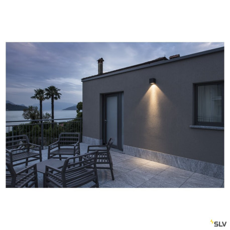 Appliques extérieures LED BIG THEO applique extérieure anthracite LED 21W 3000K IP44 - SLV 234525 