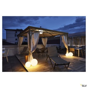 Luminaires mobiles ROTOBALL 50 luminaire mobile extérieur blanc E27 24W max IP44 - SLV 227221 