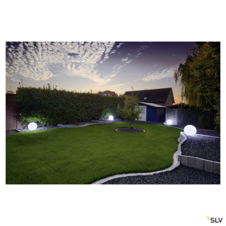 Luminaires mobiles ROTOBALL 50 luminaire mobile extérieur blanc E27 24W max IP44 - SLV 227221 