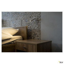 Encastrés plafond intérieurs LED KARPO 30 encastré de plafond ou mural intérieur blanc LED 75W 3000K - SLV 152381 