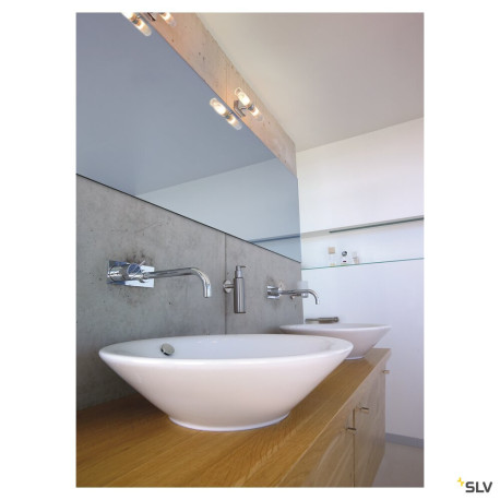 Applique de salle de bains MIBO UP/DOWN applique intérieure chrome G9/QT14 2x 25W max IP21 - SLV 151282 