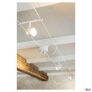 Systèmes câble tendu SALUNA spot pour câble tendu MR16 blanc - SLV 139131 