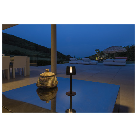 Lampes à poser TAHA Set de luminaires sans fil IP65 2700 K variable noir - SLV 1007380 