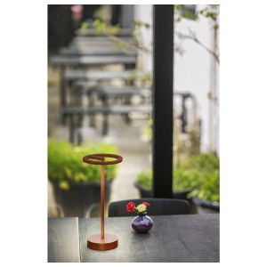 Lampes à poser VINOLINA ONE Lampe à poser sans fil IP54 2700 K TOUCH rouille - SLV 1007358 