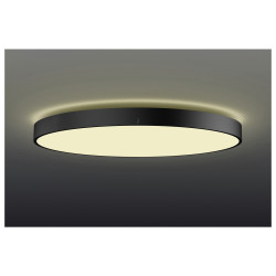 Plafonniers intérieurs LED MEDO® PRO 90 plafonnier LED intérieur rond noir LED 74 W IP 50 IK02 - SLV 1007314 