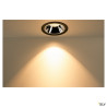 Accessoires NUMINOS® M diffuseur nid d'abeille intérieur noir - SLV 1004793 
