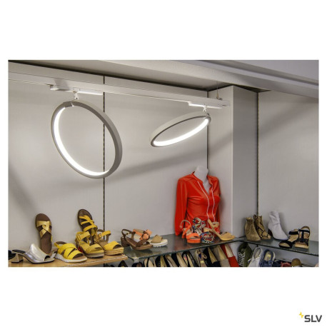 Systèmes rail 3 allumages 230V LED ONE 40 TRACK spot pour rail 3 allumages intérieur blanc LED 152 W - SLV 1004772 