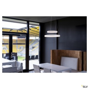 Suspensions LED ONE DOUBLE suspension LED intérieur up/down blanc LED 35 W - SLV 1004766 